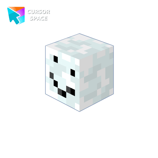 Snowman Minecraft cursor
